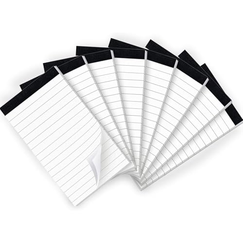 Papier ligné en carnets de notes détachables avec finition de papier lisse