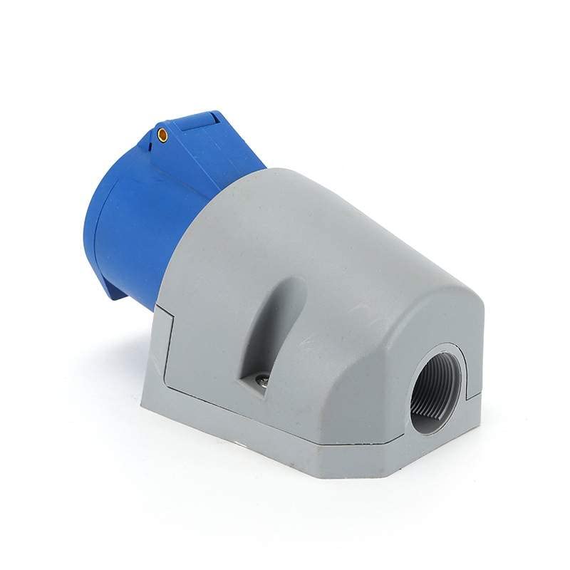 IEC60309 Waterproof CEE Industrial Connector Socket 3Pin 16A 250V 2P+E IP44 (Type-4）