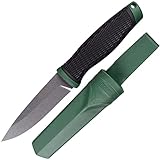 ganzo g806-gb coltello a lama fissa 8cr14 lama in acciaio inossidabile manico ergonomico antiscivolo campeggio caccia pesca coltello da esterno con fodero (verde)