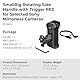 SMALLRIG Drehbarer Seitengriff mit Trigger Rec für ausgewählte spiegellose Kameras, für Sony Alpha 7 IV/Alpha 7R V / A7 III / FX3 / Alpha 9, Kompatibel mit F550/570-Akku, Verschlusssteuerung – 3893