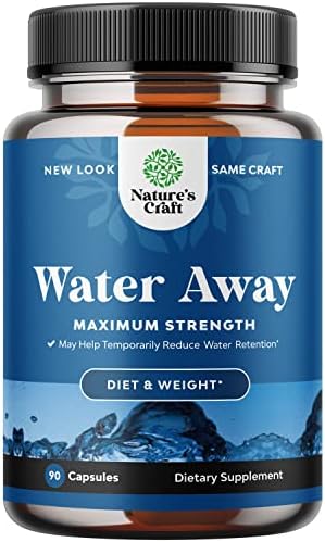 Graves Water Away Supplement and Diuretic Pills - Water Retention Pills 90 Capsules