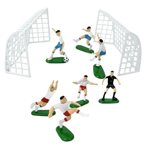 Fußball-Kuchendekoration – Torpfostenaufsatz, Fußball-Geburtstagstortenaufsätze, Fußball-Figuren, Kuchendekoration, Fußball-Motto-Party-Zubehör, Tortenaufsatz für Männer und Fußball-Kuchendekoration – Torpfostenaufsatz, Fußball-Geburtstagstortenaufsätze, Fußball-Figuren, Kuchendekoration, Fußball-Motto-Party-Zubehör, Tortenaufsatz für Männer und