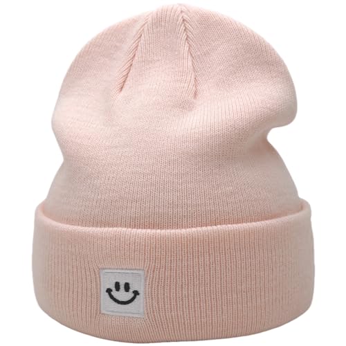 Image of 55cube Unisex Winter Beanie Hats Warm Thick Knit Cuffed Skullcaps
