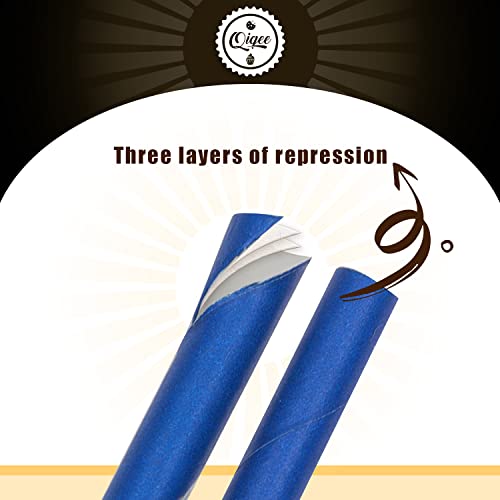 Rainbow Paper Straws For Drinking Disposable Straws 150 Pack Disposable Straws Bulk(15 Solid Color) Qiqee #TOP1