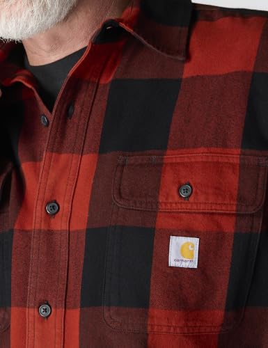 Image of Carhartt Men's Hubbard Loose Ls Plaid Shirt