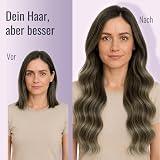 Fshine Niewidoczne przedłużenia włosów 50 g 35 cm 20 szt. Naturalne przedłużenie włosów ciemny kasztan z pasemkami Średni brąz Remy Hair Tape-Ins, praca dla dziewcząt, kolor 2 6 2