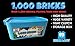Brick Loot 1,000 Building Blocks Plus 70 Free Pieces – Toy Brick Set with Organizer for Kids and Adults 6+ – Compatible with Lego and All Brands – Creative Fun for Boys and Girls