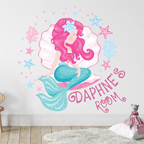 Vinilo decorativo Little Mermaid para habitación infantil miniatura 2