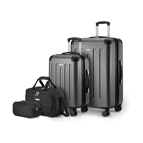 Amazon Basics Hardside 4-Piece Luggage Set Cover