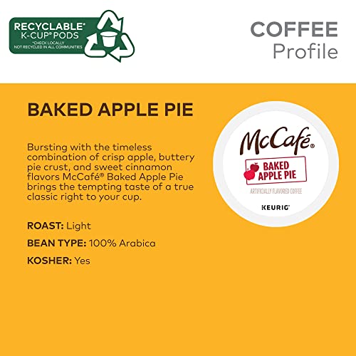 Image of McCafe Baked Apple Pie Coffee, Keurig Single Serve K-Cup Pods, 96 Count