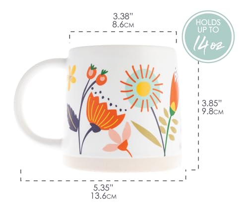Taza Shelly 14 oz Karma Cerámica para Café y Té miniatura 3