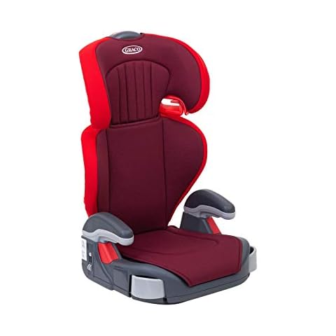 Graco Junior Maxi Lightweight High back Booster Car Seat, Group 2/3 (4 to 12 Years Approx, 15-36 kg), Chili Cover