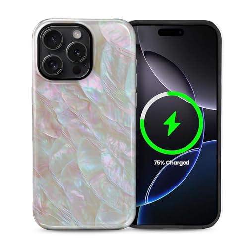 Coque iPhone 14 Pro antichoc nacre et silicone premium