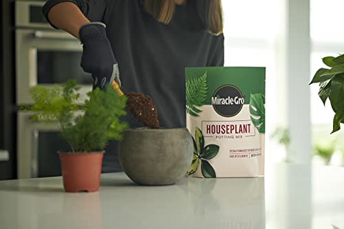 Image of Miracle-Gro Houseplant Potting Mix, 4 qt. (2-Pack) | Fertilized Indoor Plant Soil for Containers, Designed to be Less Prone to Gnats