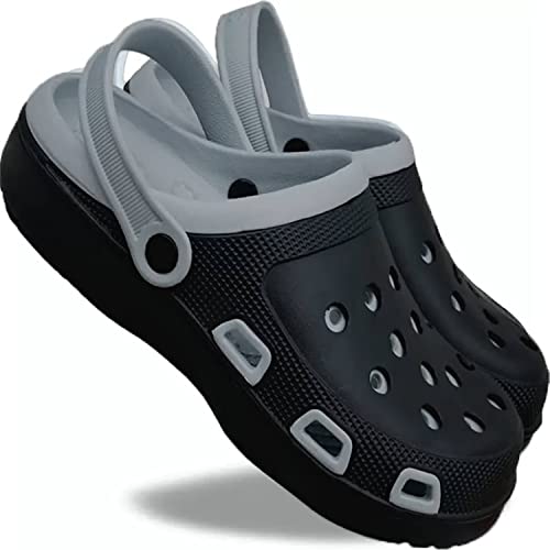 Image of Greentech Super Stylish Clogs for Men | Cushioned Clogs | Sandals with Adjustable Back Strap for Men I Light Weight