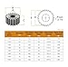 LYMFE Industrial helical Gear 1pcs Cylindrical Gear 1M-110/115/116/120/125/130/140/150T Carbon Steel Soft Teeth Surface Gear Wheel for Transmission Parts (Size : 1M140T - Bore 12mm)