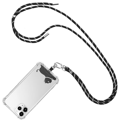 Cordino Universale Per Cellulare – Nylon, Da Collo O A Tracolla (Nero, Blu, Rosso...)