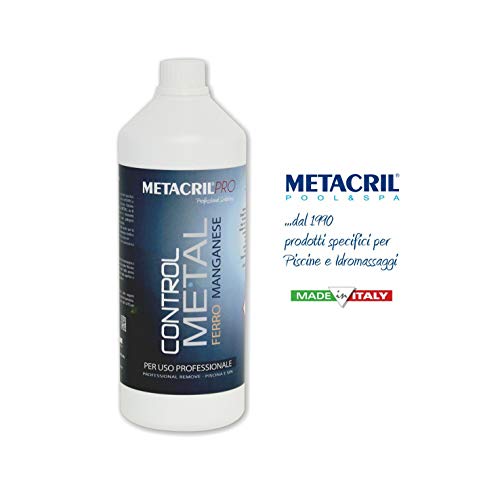 Control Metal 1 Lt.- Sequestrande and Stain Remover Iron and Mananese for Pool and Hydromassage. Immediate shipping