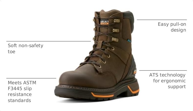 Image of ARIAT Men's Big Rig 8 inch Waterproof Work Boot