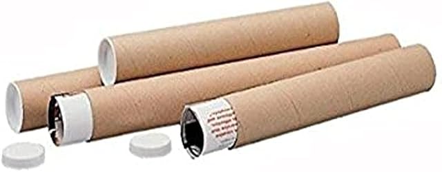LSM 220401 720 x 100 mm Postal Tube - Brown (Pack of 5)