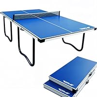 OYE 9FT Professional Outdoor Indoor Table Tennis Table, Folding Table Tennis Table, 10 Minute Quick Assembly Ping Pong Table with Thickened Tube and Single Player Playback Mode