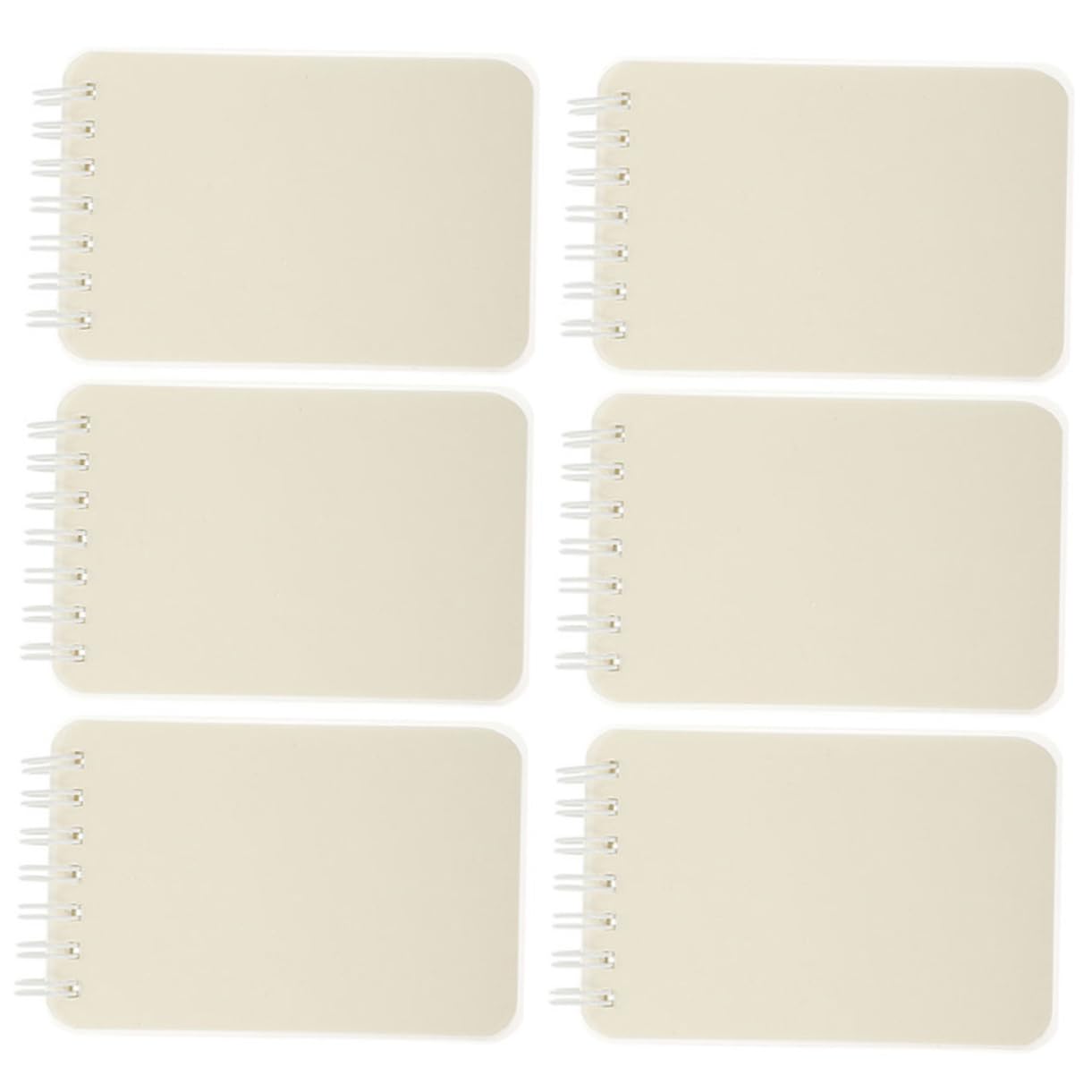 jojofuny 5 Set Libro A Spirale Tasca Quaderni Per La Scuola Mini Stazionario Mini Blocchetti Per Appunti Piccolo Quaderno Di Schizzi Piccolo Blocco Note A Spirale Carta Bianca 6 Pezzi*5