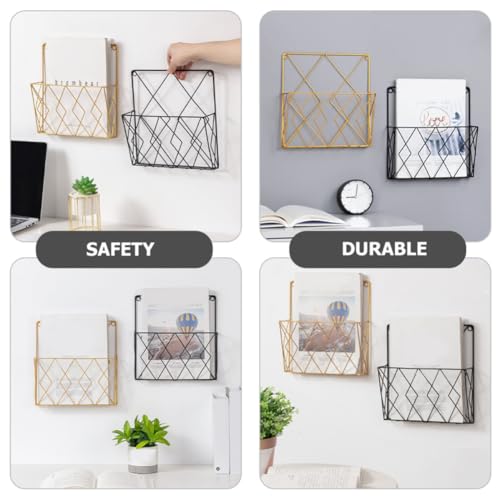 Support Mural Décoratif 2pcs pour Stopper le Désordre - 8