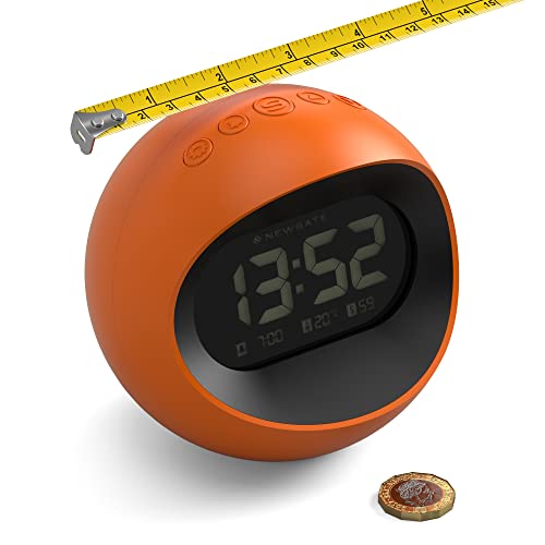 Newgate® Digital Centre Of The Earth Alarm Clock - Bedside Clock - Desk Clock - Digital Clock - Digital Alarm Clock - Bedroom Accessories - Lcd Display - Office Clock (Orange) #TOP7