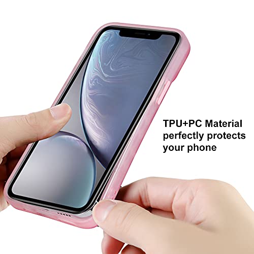 Mzelq Compatible With Iphone Xr Case Red Strawberry Cute Pattern, Soft Tpu Iphone Xr Case For Girls Women + 1* Screen Protector, Camera Hole Protective Iphone Xr Case 6.1 Inch #TOP2
