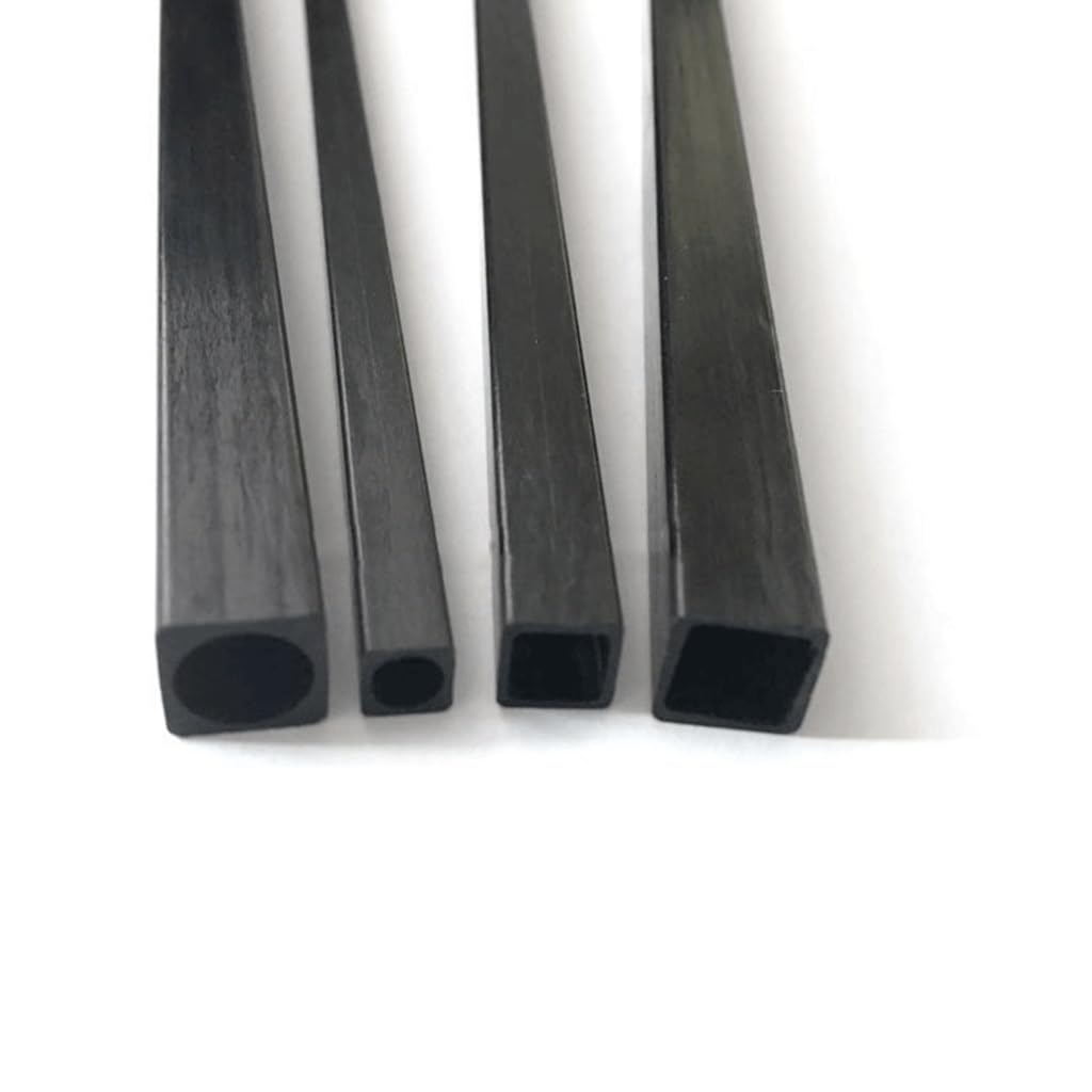 1 szt. Kwadratowa rura z włókna węglowego o wysokiej wytrzymałości 1000 mm(5x5x2mm)