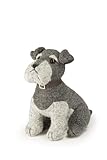 aus robustem Bouclé-Stoff Türstopper Hund Sugar Bear Schnauzer