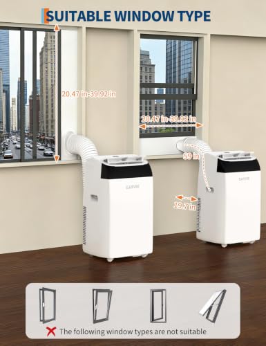 Image of Garvee 14000 BTU (10200 BTU SACC) AC Unit, 3-in-1 Portable Air Conditioner