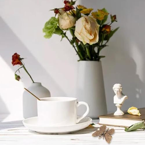 Conjunto de 3 Mini Estatuas de Mariposa en Latón Retro miniatura 6