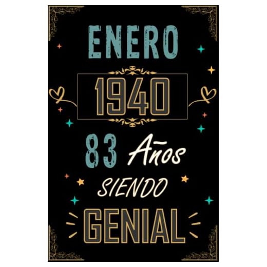 CUADERNO, ENERO 1940 83 AÑOS SIENDO GENIAL: Regalo de 83 cumpleaños para mujeres y hombres, ideas de 83 cumpleaños... un cumpleaños... divertido, ... regalo de 83 cumpleaños para él/ella.