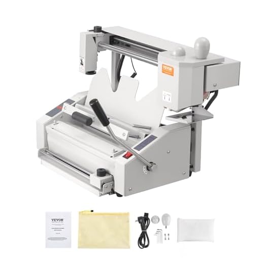 VEVOR Wireless Glue Book Binding Machine, A4 Manual Hot Glue Book Binder 110V with Milling Spine Rougher Binding Machine for Paper Books Albums Notebook,White