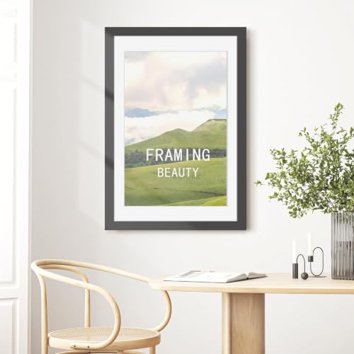 Image of Picrit 24x36 Black Poster Frame, Picture Frame for Wall, 3 Pack