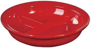 Partition Adaptive Plate Adaptive Plate with Skid Proof Rubber Base to Prevent Plate from Slipping - Designed for Children, Elderly, Handicapped, or People with Disabilities