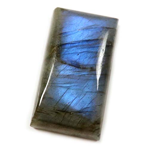 Labradorite bleue naturelle cabochon octogone de 36.55 carats pour création bijoux Ju81