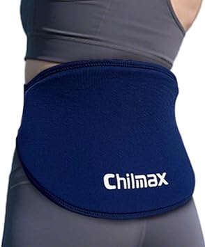 Ice Pack for Lower Back Pain Relief, Reusable Abdominal Gel Ice Pack Wrap Hot Cold Therapy Belt for Relieve Back Injuries, Lumbar, Sciatic Nerve, Herniated Disc, Coccyx Pain Brace Navy Blue
