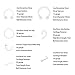 ZUYASSNEI 48pcs Clear Piercing Retainers Bioflex Nose Tongue Belly nipple rings Plastic Earings Eyebrow Cartilage Tragus Lip Septum Hoop Nose Stud Industrial Bar Piercing Jewelry For Surgery.