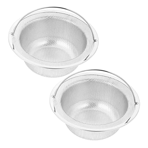 Coladores de Acero Inoxidable para Fregadero Cocina 2 Unidades