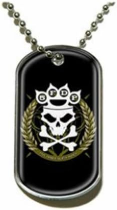 Five Finger Death Punch Knuckle Crown Dog Tags