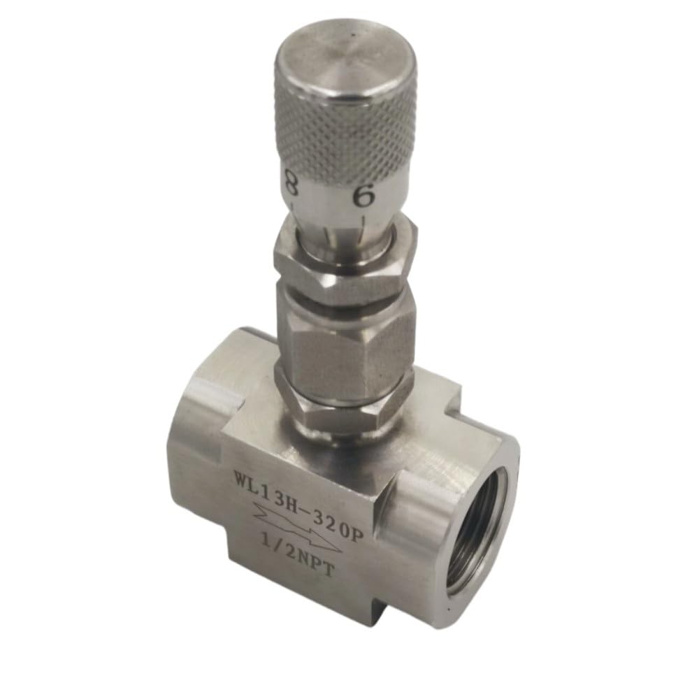Válvula de aguja anti fugas WL11H-320P de acero inoxidable 304 rosca 1/4 NPT
