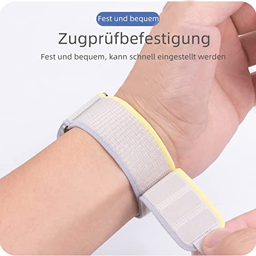 Trail Loop Nylon Bracelets Compatible with Amazfit T-Rex 2 Wristband, Textile Stretch Nylon Pull Tab Trail Loop Bracelet, Sports Armband for Amazfit T-Rex 2 (A) - Image 4