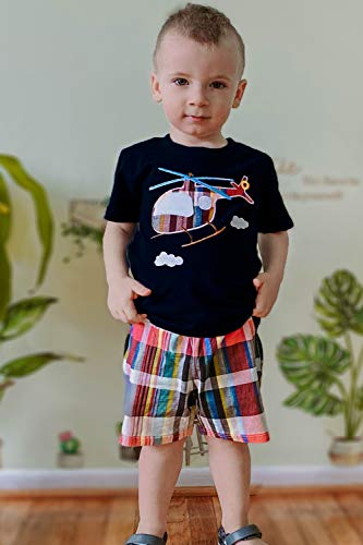 Image of Bumeex Toddler Boy's Short Sleeve T-Shirt and Short Outfit Set 2-7T