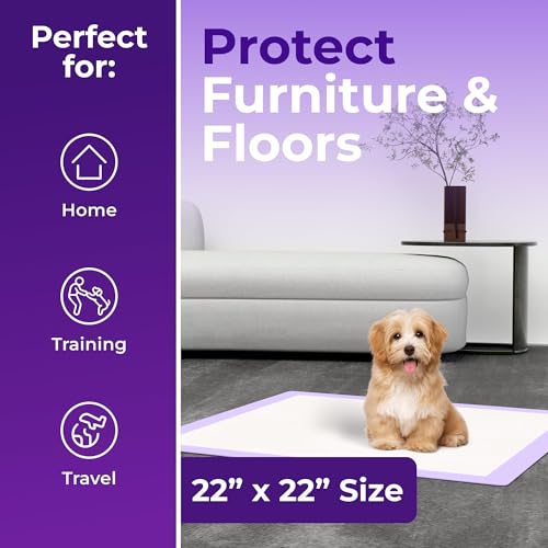 Image of GREEN LIFESTYLE Pee Pads - Super Absorbent & Leak-Proof Pee Pads for Dogs - Puppy Pads - Waterproof Dog Pads, Dog Training Pads for Cats, Rabbits (Pack of 160 - 22x22)