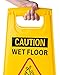 Simpli-Magic 79192 Wet Floor Caution Signs, Basic, Yellow, 3 Pack