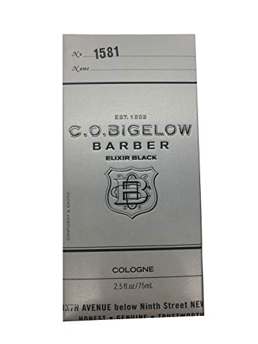 C.O. Bigelow Elixir Black 2.5 oz Cologne Spray