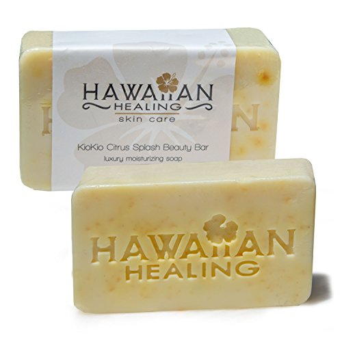 Hawaiian Healing Skin Care - Hand-Crafted & Moisturizing Kiokio Citrus Splash Beauty Bar Soap Hawaiian Healing Skin Care - Hand-Crafted & Moisturizing Kiokio Citrus Splash Beauty Bar Soap