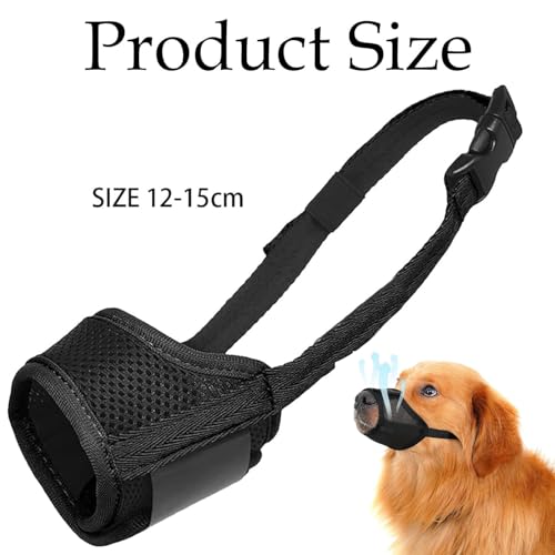 Maulkorb für Hunde, Maulkorb für kleine Hunde, Beißschutz, weich, verhindert Beißen, verhindert Kauen und Bellen, Trinken möglich, verstellbare Schlaufe, Hundetraining
